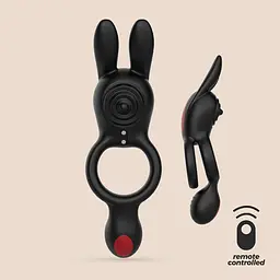 Ерекційне кільце Crushious Dingo 16 см (чорний) - мініатюра 12