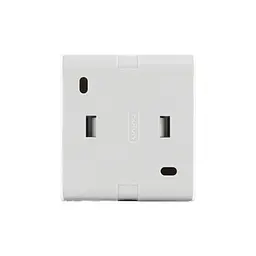 Розетка Ovivo Electric Nivo, одинарна з заземленням, накладна, біла - мініатюра 5