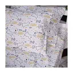 Постільна білизна MirSon 011 Dino Фланель 2x143x210 Сімейний (2200009654626) - мініатюра 3