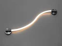 Світильник LED Diasha SY9600-BHR Шланг, 10W, чорний хром, сучасний стиль для коридору, кабінету, вітальні, спальні - мініатюра 4
