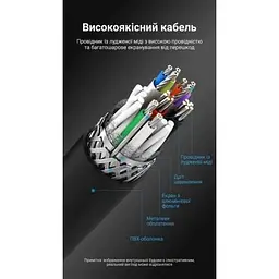 Кабель для принтера Vention USB 3.0 AM/BM 1.5m black (COOBG) - мініатюра 3