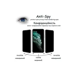 Скло захисне Drobak Apple iPhone 17e Matte Ceramics Anty Spy (151520) - мініатюра 5