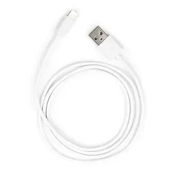 Дата кабель USB 2.0 AM to Lightning PVC 1m white Vinga (VCPDCL1W) - мініатюра 5