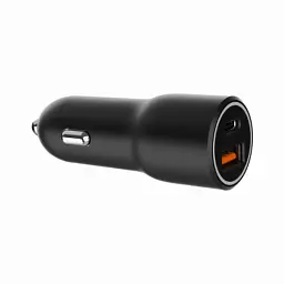 Зарядний пристрій Gembird 1xUSB-C PD20W + 1xUSB QC3.0 car adapter black (TA-UC-AC2PDQC38-CAR-01) - мініатюра 2