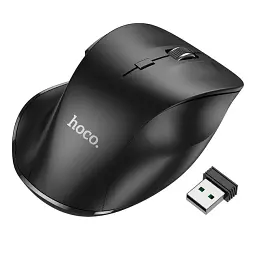 Бездротова миша Hoco GM24 Mystic Six-Button Dual-Mode Business Wireless Mouse Black - мініатюра 4