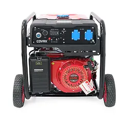 Генератор бензиновий COVAX XL7500CV-E2, 5.0kW, однофазний 220V, 50Hz, DC12V, 13HP, Electric Starter, tank 25L, 690x535x555mm - мініатюра 2