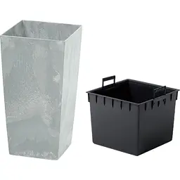 Горщик для рослин Prosperplast Urbi Square Beton 3/7.2 л сірий (DUSR170E-422U) - мініатюра 3