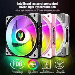 Вентилятор Coolmoon 120мм CM-AS1-W White (CM-AS1-W) - мініатюра 8