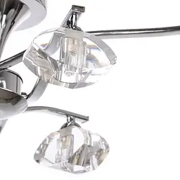 Люстра стельова Brille галогенна G9 40W CHR (BR-01151C/6) - мініатюра 2