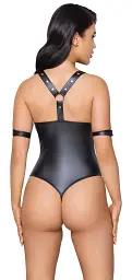 Боді Cottelli Collection Bondage Ouvert XL чорний - мініатюра 3