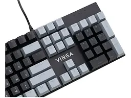 Клавіатура Vinga KBGM-090 Red Switch USB Grey/Black (KBGM-090R) - мініатюра 4