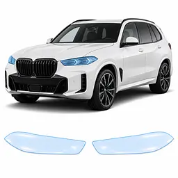 Антигравійна захисна бронеплівка за лекалами для BMW X5 G05 facelift 2023- оптика (фари та ПТФ)