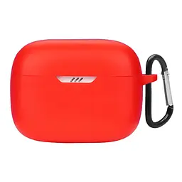 Силіконовий чохол для навушників JBL Tune 235 NC, Hang Case, червоний, ультратонкий захисний кейс товщиною 2 мм, захист від подряпин, пилу та ударів, компактний, з карабіном для кріплення, ArmorStandart (ARM80437)