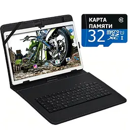 Планшет-телефон Hoozo MT116 2GB RAM Silver + Чохол-клавіатура + Карта пам'яті 32GB - мініатюра 2