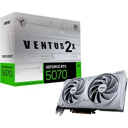 Відеокарта MSI GeForce RTX 5070 12G VENTUS 2X OC White (G5070-12V2CW) EU [135640] - мініатюра 5