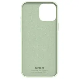Силиконовый чехол для Apple iPhone 15 Pro Max, ICON2 Case, зеленый, противоударный, панель, защита всего корпуса, матовая поверхность Soft Touch, выступает над дисплеем, совместим с защитными стеклами и пленками, с микрофиброй, ArmorStandart (ARM77002) - мініатюра 2