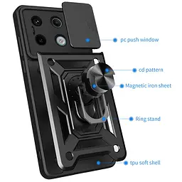 Чохол Armor Guard Shield Xiaomi Redmi Note 13 Pro 5G / Poco X6 5G Black - мініатюра 3