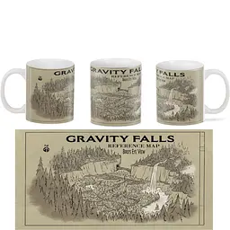 Кухоль GeekLand Gravity Falls Map GF.02.19 330 мл білий - мініатюра 3