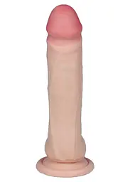 Вібратор B - Series Real Uranos 7", 21 см (тілесний) - мініатюра 2