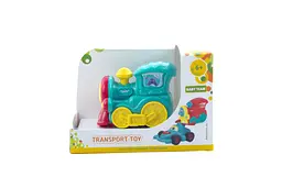 Іграшка "Транспорт" Паровозик 6+ Baby team Бірюзовий - мініатюра 4