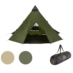 Намет для кемпінгу Grand Canyon Black Falls 8 Capulet Olive (330039) 8 осіб, Оливковий - мініатюра 27