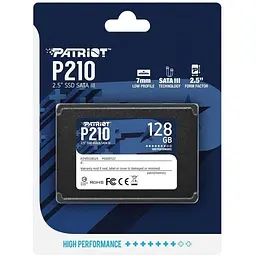 SSD диск 128GB Patriot P-210 2.5 SATAIII TLC 6Gb/s