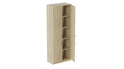Шафа Анжело Ferrum-decor на 5 полиць із 4 дверима 1900x700x380 ДСП Дуб Сонома 16 мм (FRD-105040)
