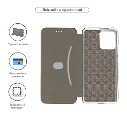 Чохол-книжка ArmorStandart G-Case для Motorola Edge 40 Pro Black - мініатюра 3