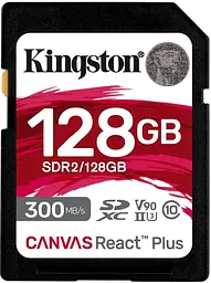 Карта пам'яті SD 128GB C10 UHS-II U3 R300/W260MB/s Kingston teh0013313