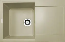 Кухонна мийка Adamant HORIZON ivory 780x495x230 мм, з крилом 78 см