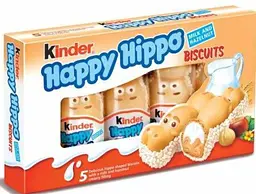 Вафельний батончик бегемотик Kinder Happy Hippo Hazelnut 21 г - мініатюра 8