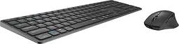 Комплект клавіатура і миша Rapoo 9800M Dark Grey [80161] - мініатюра 2