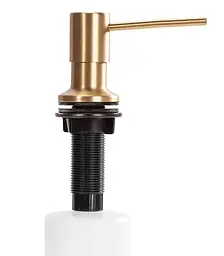 Дозатор миючого засобу Rea brushed light copper BAT-05006, Золотий - мініатюра 2
