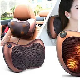 Масажна подушка в автомобіль MASSAGE pillow для спини та шиї з інфрачервоним підігрівом MS (1756374572) - мініатюра 5