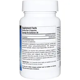 Серрапептаза Source Naturals Serrapeptase 60 капсул - мініатюра 2