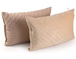 Чохол на подушку Руно 50х70 VeLour "Beige ромб" (382.55_Beige ромб) - мініатюра 3