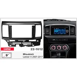 Перехідна рамка Mitsubishi Lancer X Carav 22-1612 - мініатюра 6