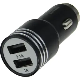 Автомобільний зарядний пристрій TOTO TZZ-55 Car charger 2USB 2,1A Black - мініатюра 3
