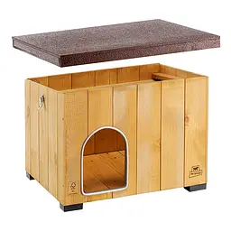 Будиночок для собак Ferplast Kennel Baita 50 56×46,5×41,5 см 87013000 - мініатюра 2