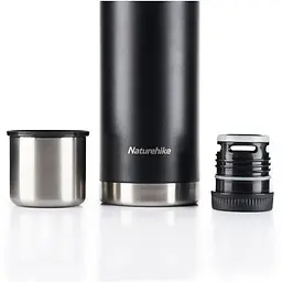 Термос Naturehike Q-9H NH19SJ010 304 сталь 1.0 л чорний - мініатюра 2
