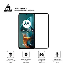 Скло захисне Armorstandart Pro Motorola G05 / E15 Black (ARM83294) - мініатюра 2