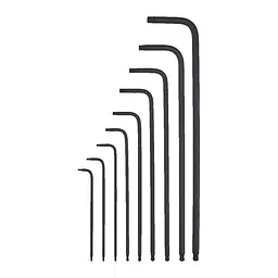 Набір ключів Г-образних TORX MILWAUKEE, (T8/T9/ T10/T15/ T20/T25/T27/ T30/T40) (9шт) пластиковий холдер - мініатюра 3