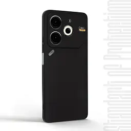 Чехол-накладка для смартфона TECNO Pova 6 Neo (LI6) противоударный, силиконовый, термополиуретановый (ТПУ), с защитой камеры и корпуса, черный, защита всего корпуса, ArmorStandart (ARM78192) - мініатюра 2