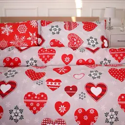Підковдра MirSon Ranforce Elite 17-0656 Gingerbread 110 x 140 см червона (2200009611407) - мініатюра 3
