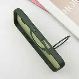 Чохол Ummi Colorful with MagSafe HQ Ring для Apple iPhone 16 (6.1) Green - мініатюра 4