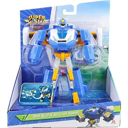 Ігрова фігурка-трансформер Super Wings Міні Повітряна База Робот (EU760288) - мініатюра 4