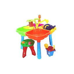 Столик песочный с набором, лейкой и стульчиком kinderway (01-121-1) - мініатюра 2