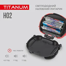 Налобний світлодіодний ліхтарик Titanum TLF-H02 100 Lm 6500 K (TLF-H02) - мініатюра 3