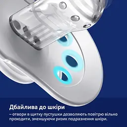 Пустушка LOVI Night&Day Girl Hedgehog силіконова динамічна 6-18 міс. 2 шт. (22/930) - мініатюра 14