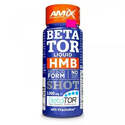 Післятренувальний комплекс AMIX BetaTor Liquid HMB Shot, 60 мл - Ягоди